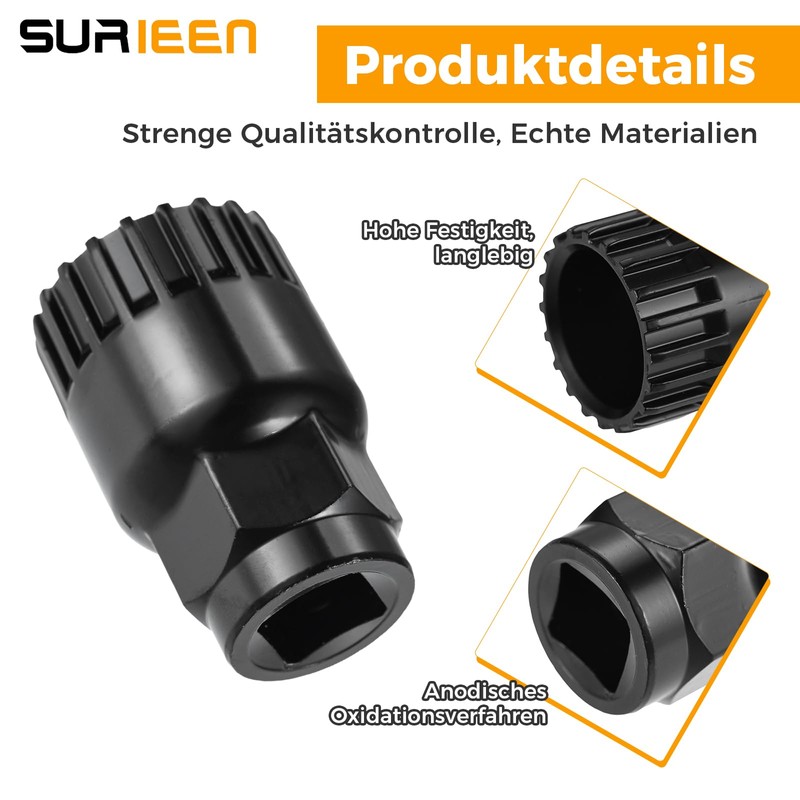 SURIEEN 20-Tooth Bicycle Bottom Bracket Wrench, Bicycle Bottom Bracket Remover