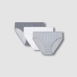 JAJU [JAJU] Women's Cotton Rice Grain Hip Hugger Panties 3-Pack (Choose 1 of 4 types)