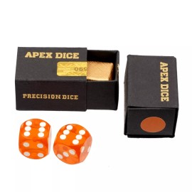 Apex Dice Precision Backgammon Dice **SECURITY SEALED** Professional Backgammon Dice