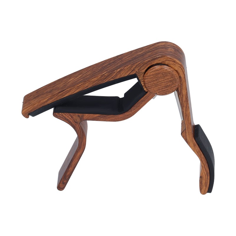 Guitar Capo Small Portable Noiseless Silicone Pad Spring Loaded Capo