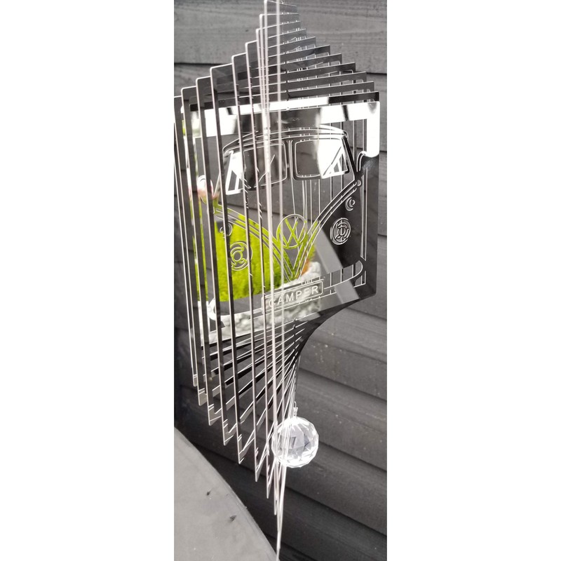 Stainless Steel Wind Spinner For Home Or Garden - Classic