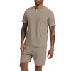 H Hellisal Mens Short Sets 2 Piece Outfits Fashion Summer