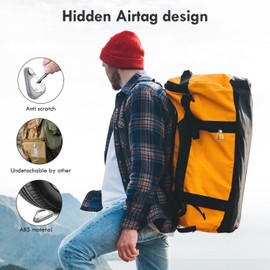 Airtag Holder for Kids Hidden, 2 Pieces GPS Trucker Case, Anti-Remove Airtag abs Case with Pins, Suitable for Kids, Elderly, Pets, Backpacks, Luggage (Pink, Navy Blue, White, Grey) (Pink, Grey, 2