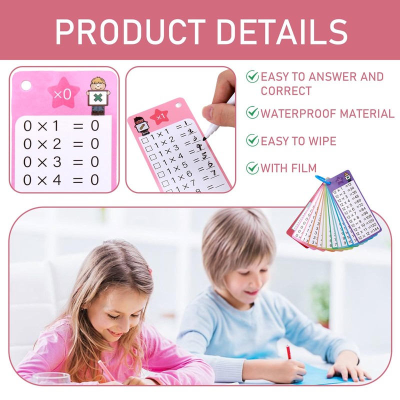 1 x 1 Flashcard Disposable Board Game 1 x 1