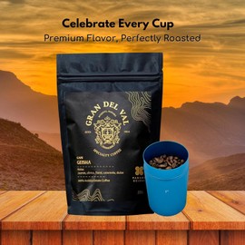 Gran Del Val Geisha Coffee Whole Beans - Panamanian Fresh Geisha Washed Coffee Beans - Panama Coffee Souvenier with Notes of Jasmine, Citrus, Floral and Sweet Caramel