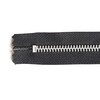 YKK Closed End Metal Silver Zip. 4, 5, 6, 7,
