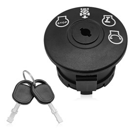 Lawn Mowers Tractor Ignition Switch - 4 Position with Key 7 terminals Replacement for Husqvarna, AYP, Craftsman, MPN, Delta, Poulan, Ariens, MTD Replace# 193350 532193350 725-07527 705064 21546319