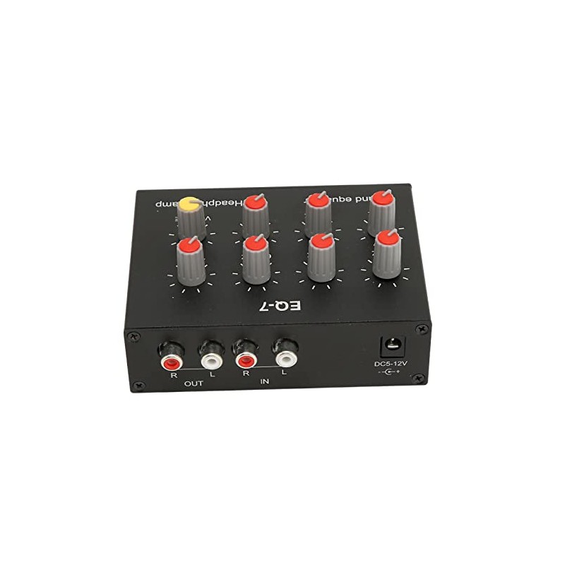 7 Band Audio Equalizer, Adjustable 7 Band EQ Amplifier Equalizer