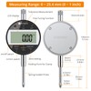 Neoteck Digital Dial Indicator with Tolerance Function 0-25.4mm/1", 0.01/.0005" Dial