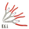 Wilde Lock Ring Plier Set 3pc Straight Right Angle and