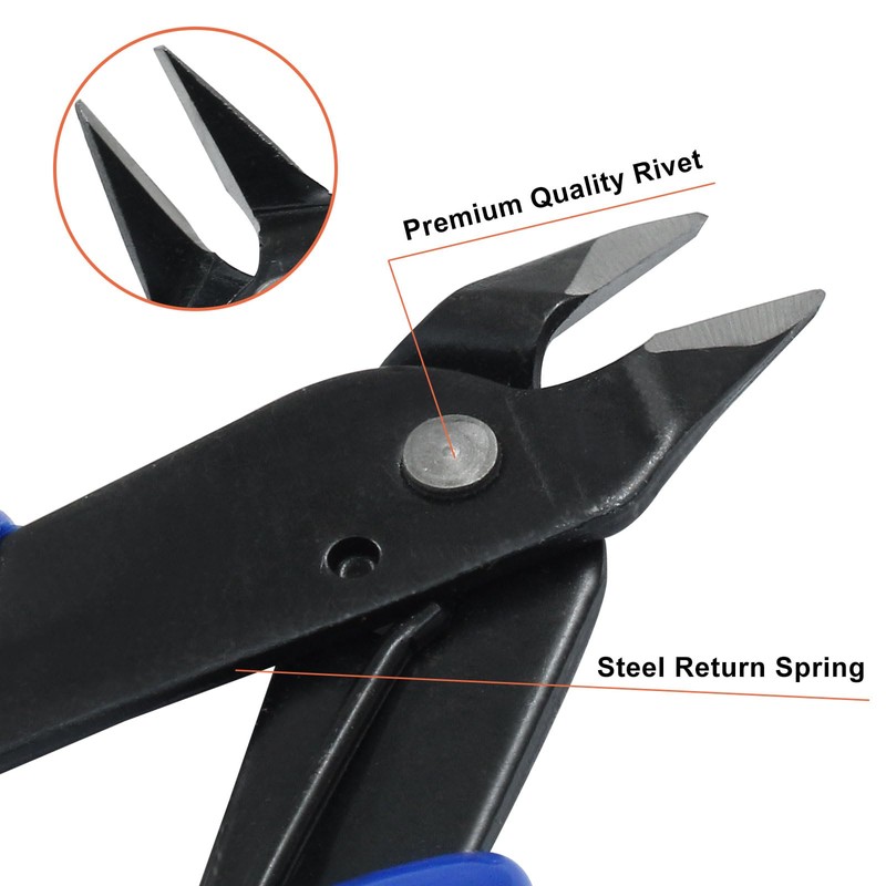 Murtenze 3 Pack 170ii Wire Flush Snips Micro Wire Cutters,