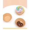 Gcardist Large Brown Muffin Cases Cupcake Cups Pack of 200