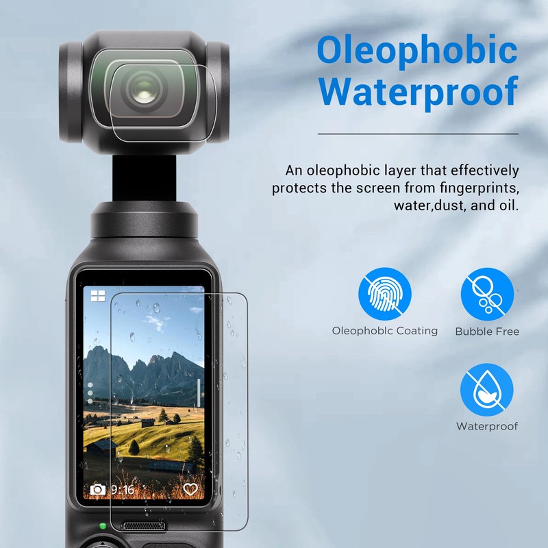 CYNOVA DJI Osmo Pocket 3 Screen Protector, Osmo Pocket 3