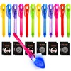 EODVICS 12 Pack Invisible Ink Pens with UV Light &