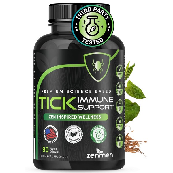 Zenmen Tick Immune Support Supplement - Improved Formula - Japanese