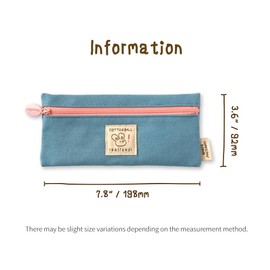 Monolike Unmatched friends Pen Case, Blue - Pencil Pouch, Portable Pencil Bag, Pencil Case, Office Pouch case