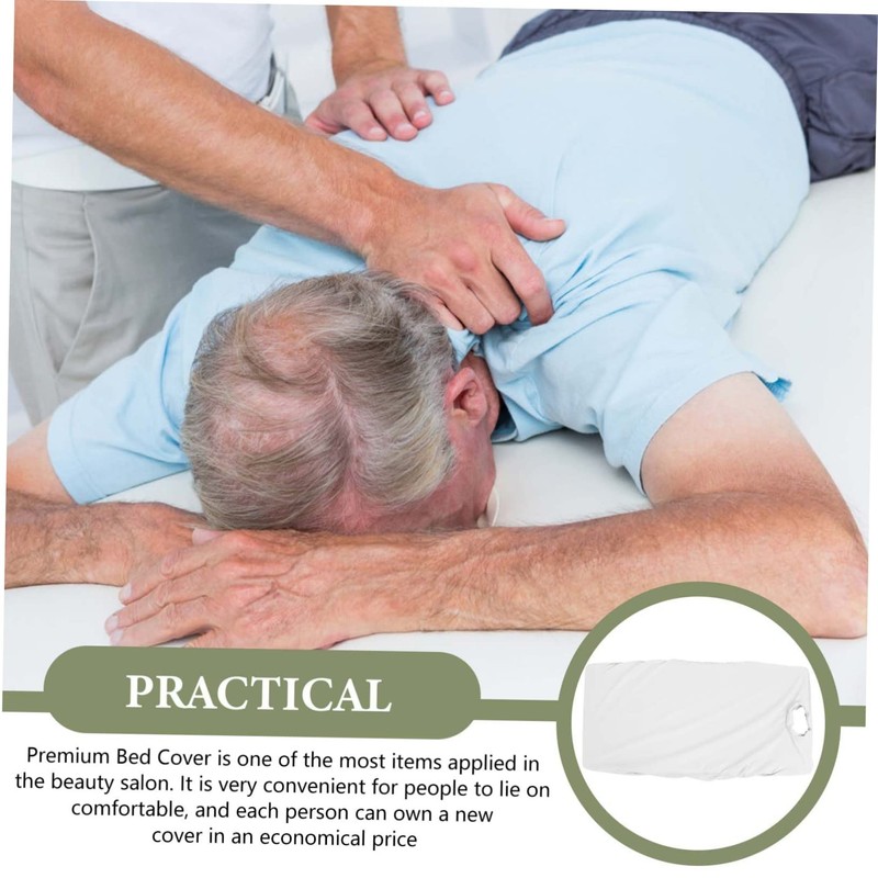 ORFOFE Bed Cover for Massage Face Hole Spa Table Sheet