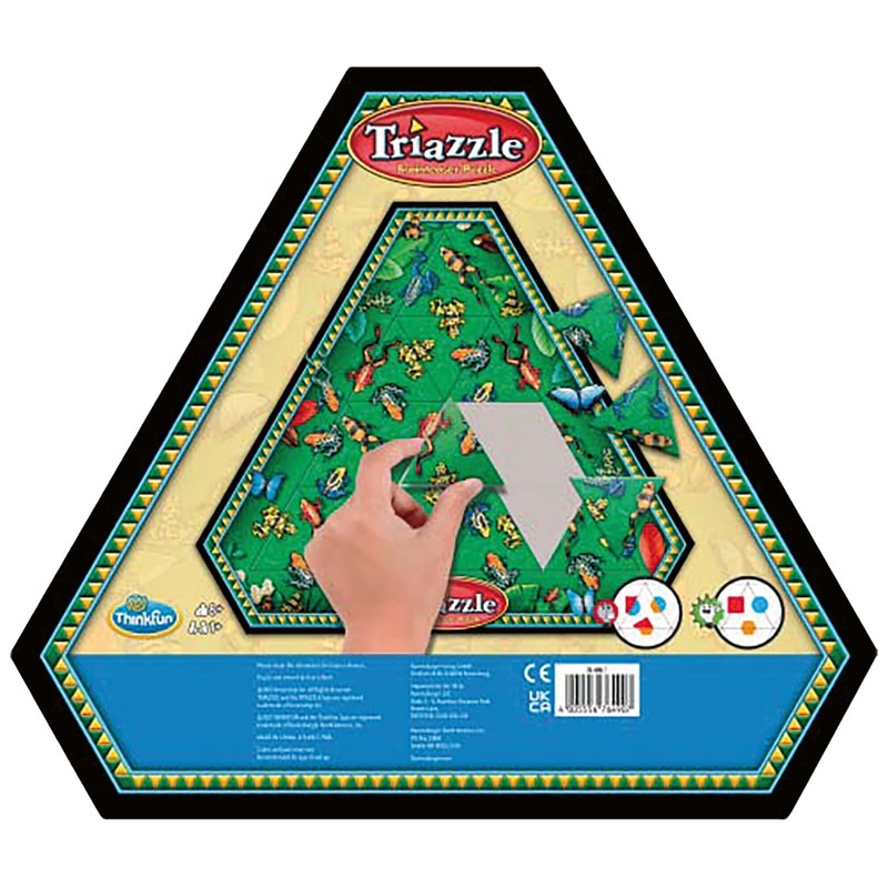 Think Fun Triazzle Picture-Matching Brainteaser (Frogs) Puzzle for Ages 8 and Up (76490)
