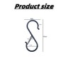 Lovgrin 20Pcs S Hooks with Safety Buckle, 3.5 inch Heavy