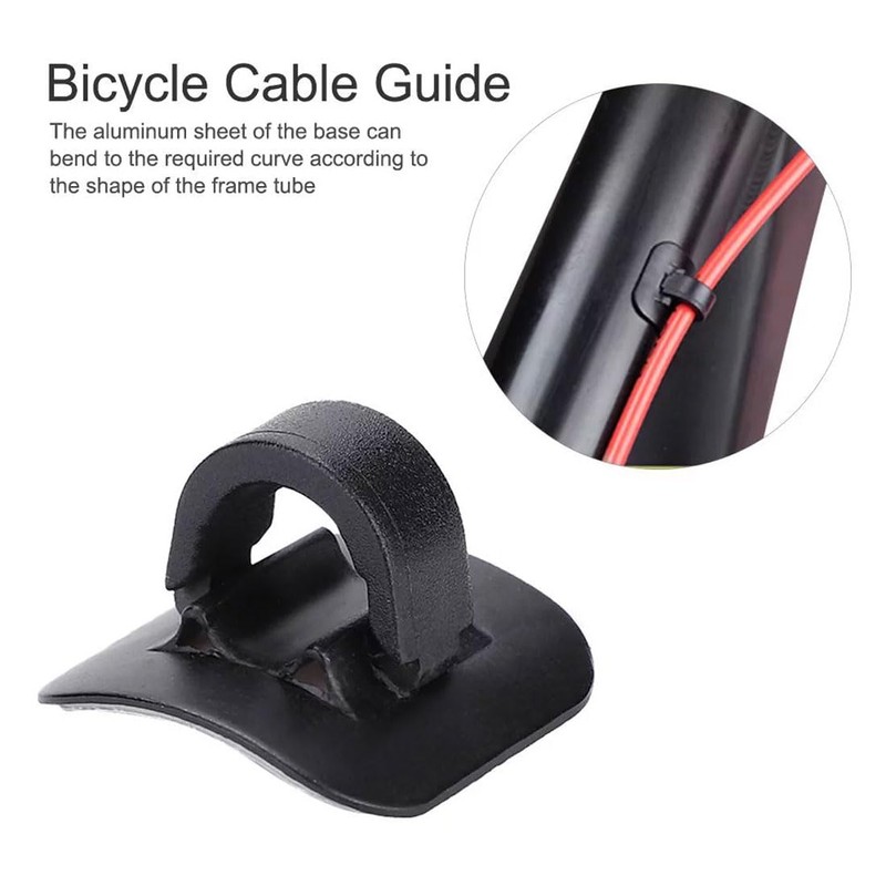 BZKSER Bicycle C Clip Cable Guide - 5 Pieces Aluminum