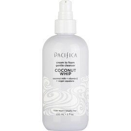Pacifica Pacifica Gentle Foam Face Wash - Coconut Whip Cream Gentle Face Cleanser - Moisturizing Facial Wash for Dry Sensitive Skin, Non-Comedogenic Natural, Vegan & Cruelty-Free Dermatologist Recommended