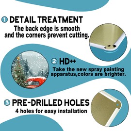 macago Merry Christmas Metal Tin Sign Vintage Christmas Red Truck Christmas Wall Decor Christmas Sign For Home Decorations 8x12 inch