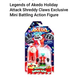 Moose Enterprise AKEDO Holiday Attack Warrior Chux Claws Frosty TailWhip Target Christmas