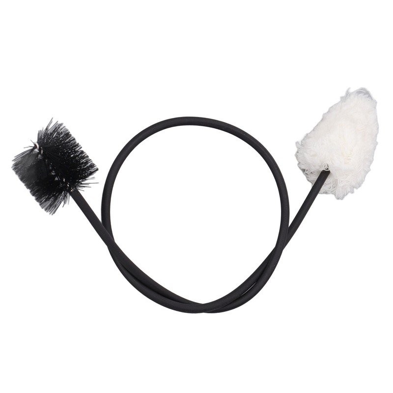 Saxophone Neck Cleaning Brush 50cm Bendable Metal Cotton Thread and