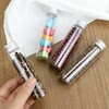 QWORK 50ml Flat Bottom Clear Plastic Test Tubes with Screw