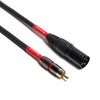 Suanqi WJSTN RCA to XLR Cable, XLR Male to RCA