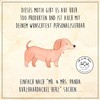 Mr. & Mrs. Panda Tragetasche Kurzhaardackel Herz - Geschenk, Dackelzitate,