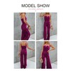 BLENCOT Sleeveless Velvet Jumpsuits For Women V Neck Spaghetti Straps