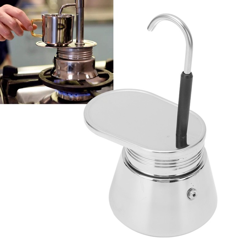 Single Spout Mocha Pot Stainless Steel Hand Pour Latte Classic