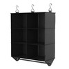 ClosetMaid 6-Shelf Fabric Hanging Closet Organizer with Garment Rod for