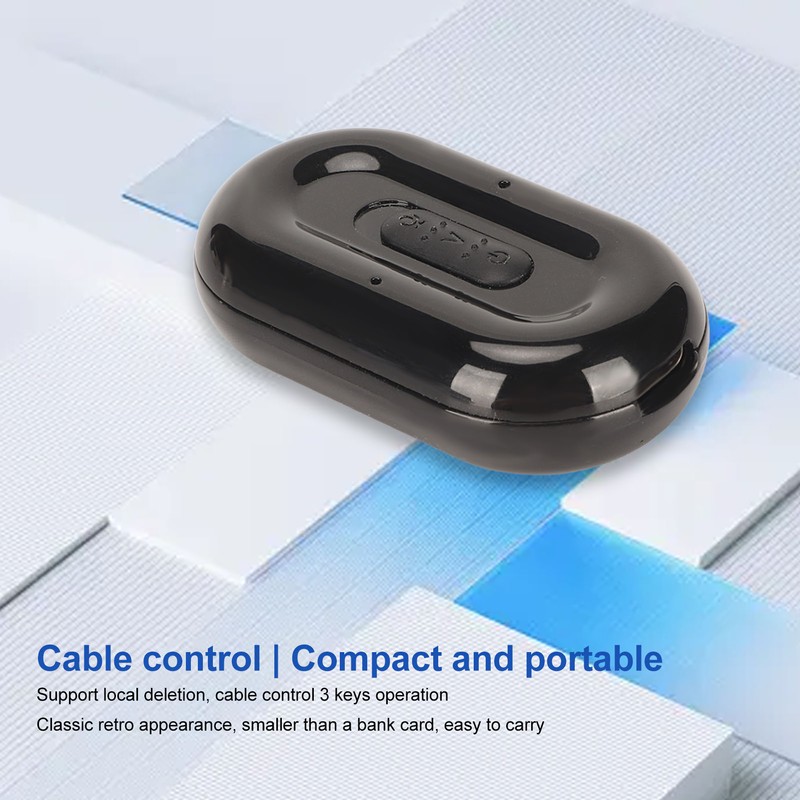 Digital Voice Recorder Strong Magnetic Voice Activated Noise Reduction AI