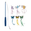 7pcs Cat Tassel Toys Play Chase Exercise Multifunctional Cat Butterfly