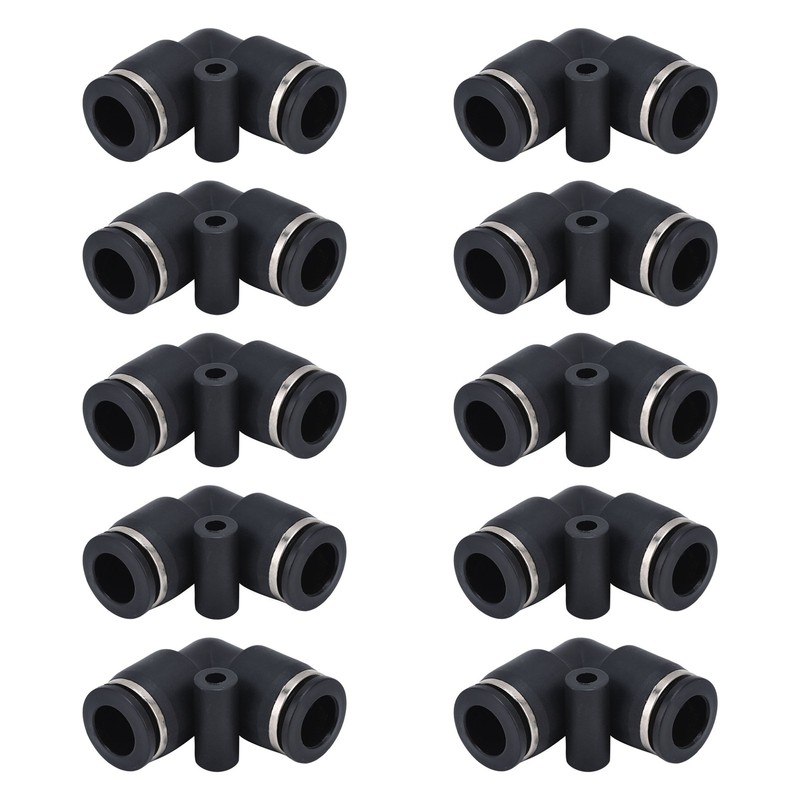 10pcs Pneumatic Connector Durable ABS Replaceable Practical Connecting Accessories for