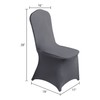 SUPERO Waterproof Spandex Chair Cover 12PCS, Stretch Dining Chair Covers,