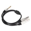 1/4 Inch Stereo Splitter Y Cable Aluminum Alloy Shell 6.35mm