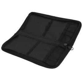 Paint Brush Holder 10 Slots Paint Case Artist Paint Brush Organisers Paint Brush Storage Pouch for Watercolour Acrylics Gouache Ink Painting Black