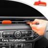 JWWY for Jeep JL Vent Air Outlet Adjustment Cover Trim