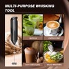 Simple Deluxe Electric Milk Frother Handheld Battery Operated Automatic Milk