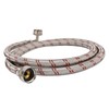 Solimeta Stainless Steel Washing Machine Hoses with 90 Degree Elbow,