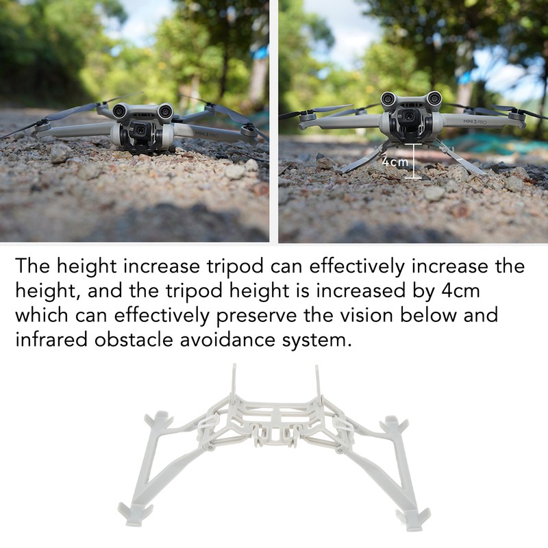 Drone Landing Gear Extension Kit Foldable Landing Leg Sled Shape