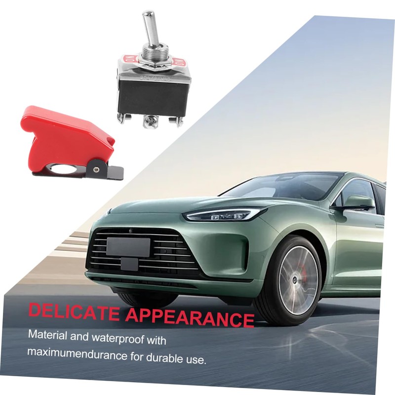 ABOOFAN Heavy Duty Toggle Switch Dpdt with Red Protective Cover