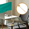 TOVINANNA Telescopic Desk Flag Pole Stand Small Flag Base Display