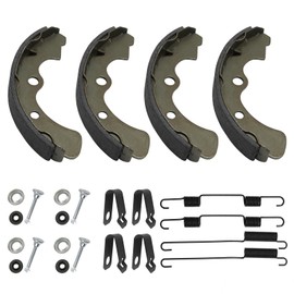 Front Brake Shoes Springs Pins Left&Right for Kawasaki Mule 3000 3010 3020 4000 4010 KAF620 KAF950 Diese-l 2001-2021