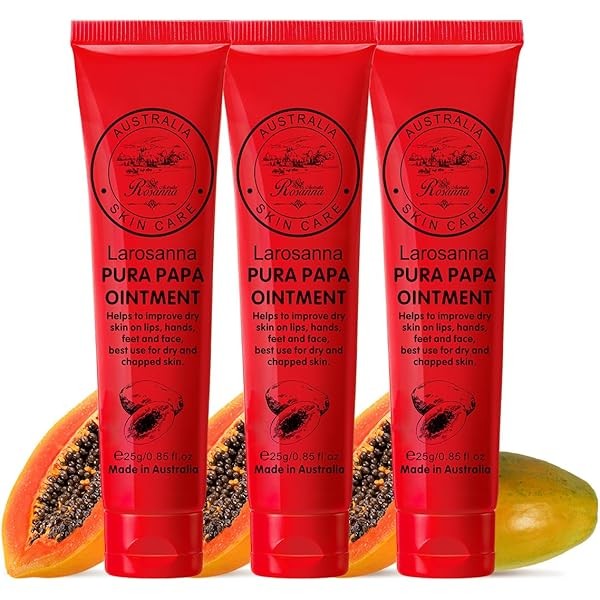 3 Pack Papaw Ointment, 25g Each Papaya Cream with Lip