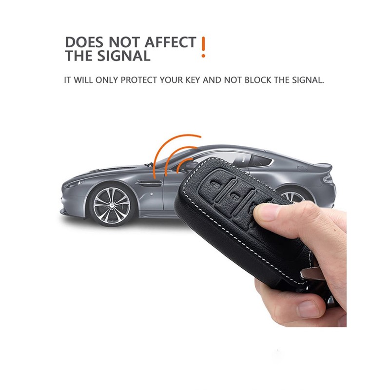 ontto Leather Car Key fob Cover fit for Toyota Camry
