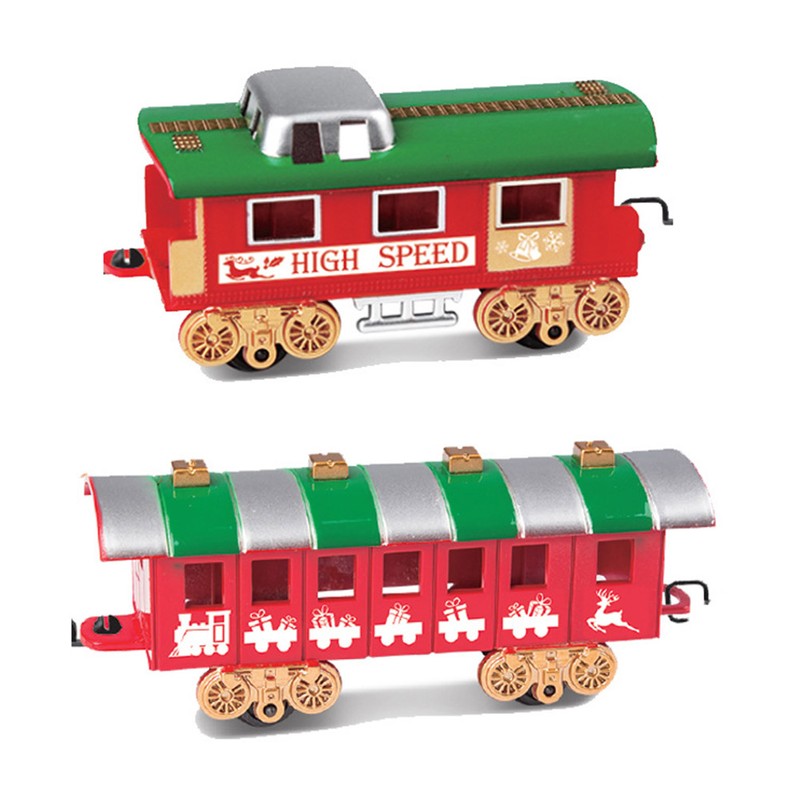 Christmas Train Set for Children Electric Train with Music and